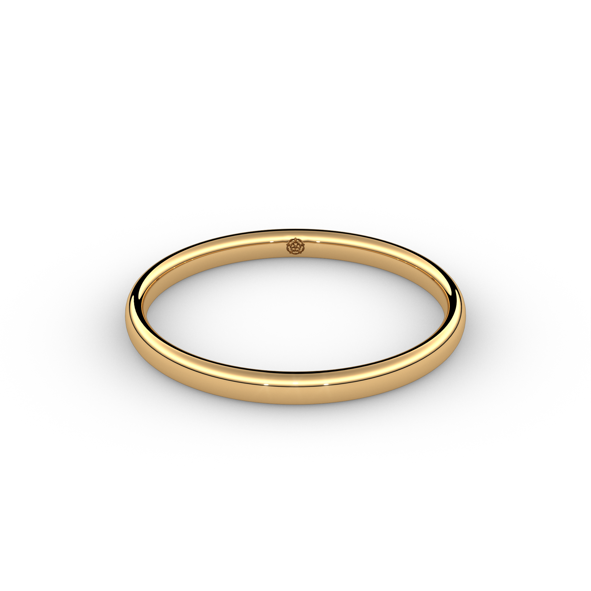 2.0mm Classic Court 18ct Yellow Gold Wedding Ring
