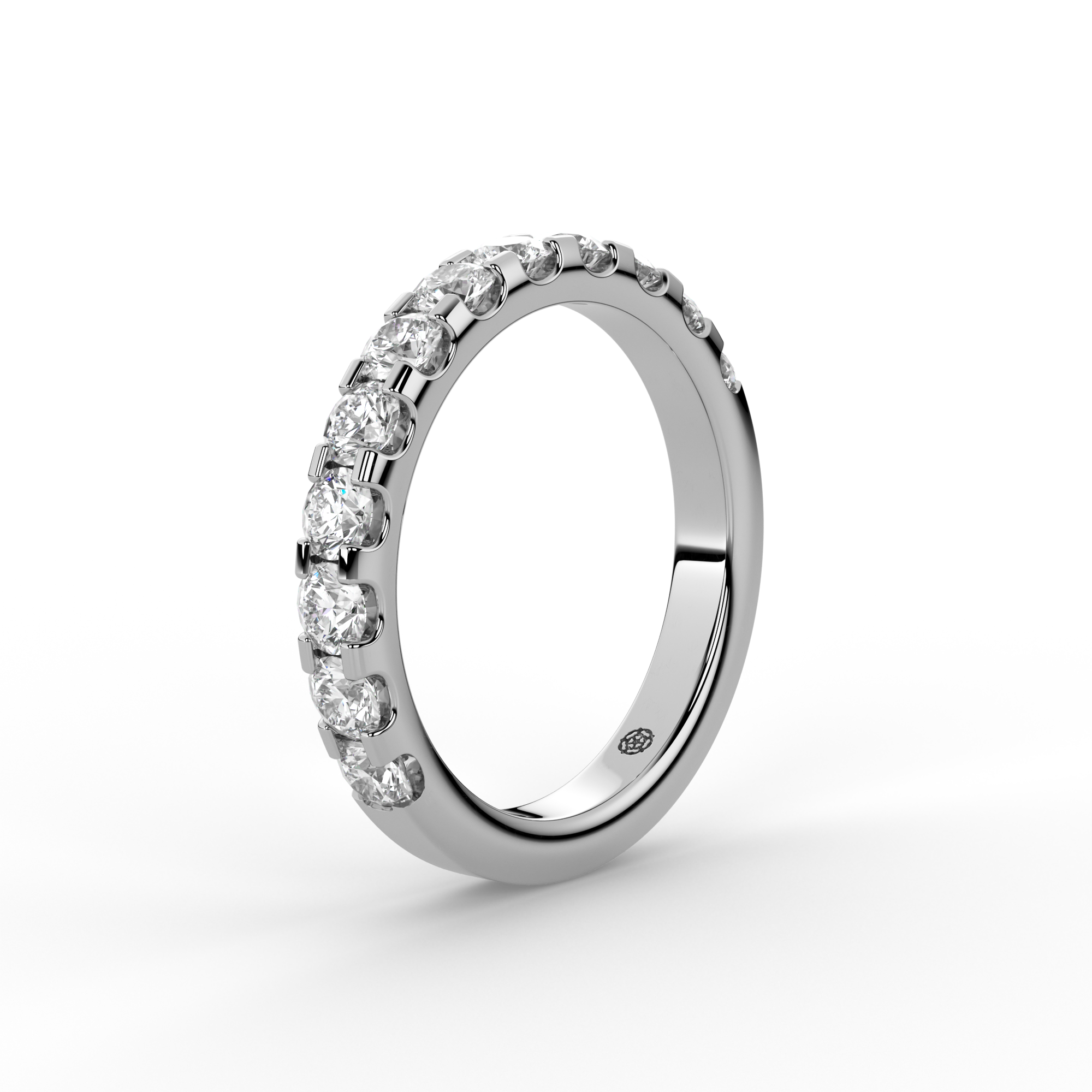 1.00ct Precision Half Set Diamond Ring