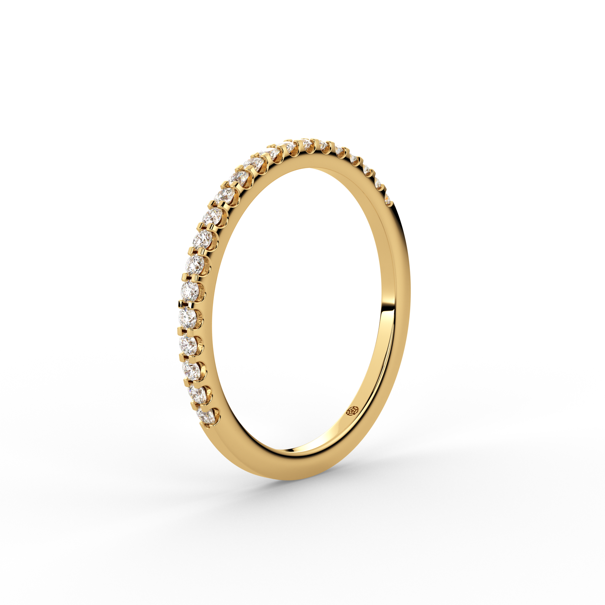 0.20ct Precision Half Set Diamond Ring