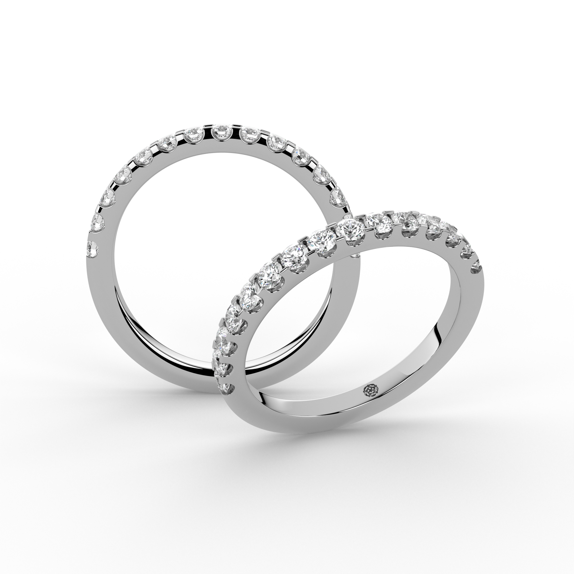 0.50ct Precision Half Set Diamond Ring