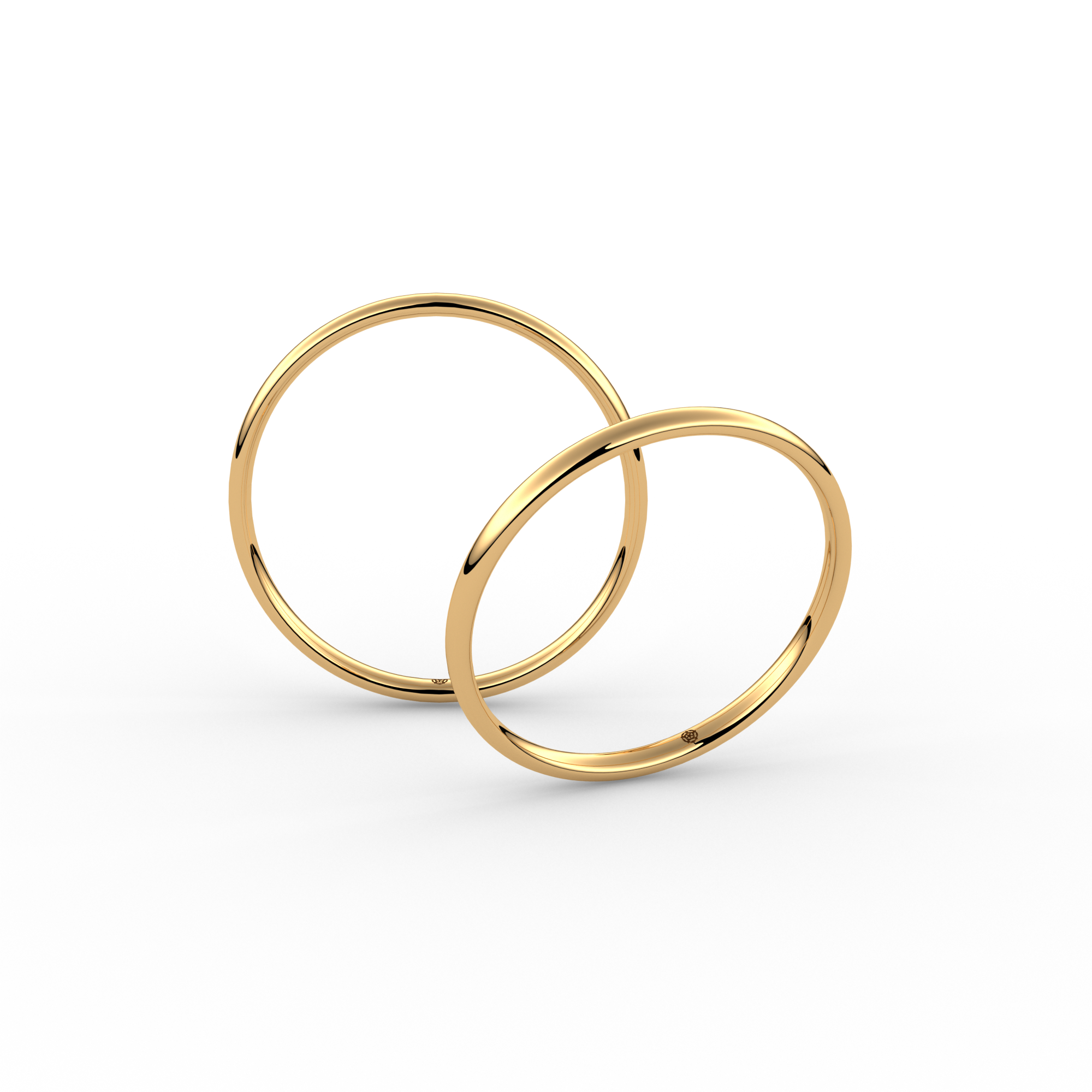 1.5mm Classic Court 18ct Yellow Gold Wedding Ring