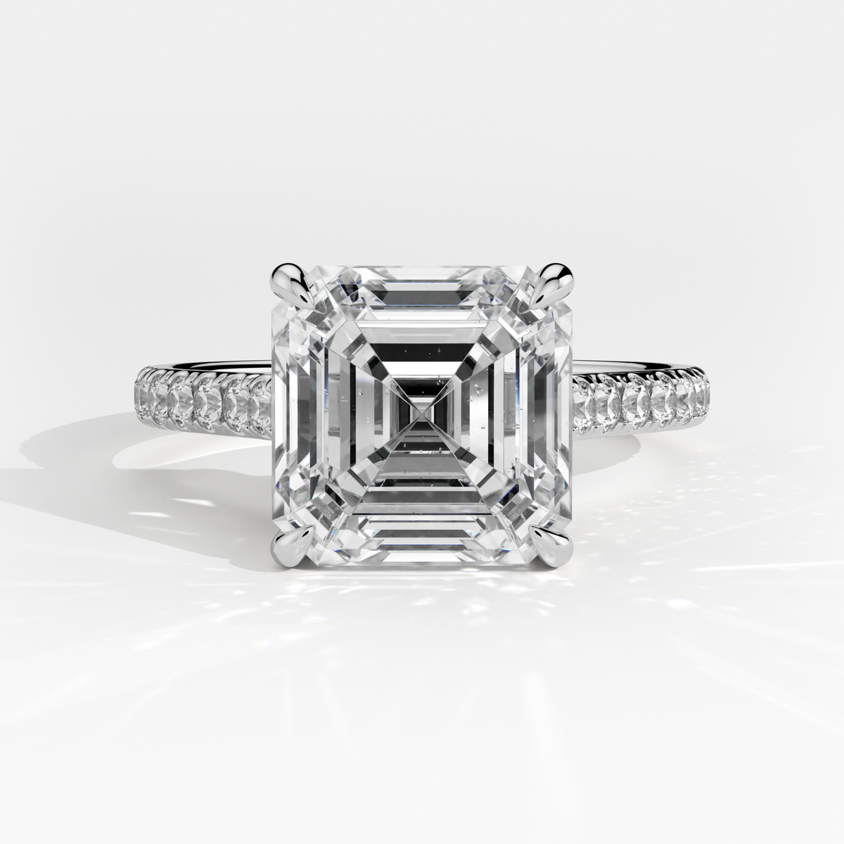 New-Aurora Asscher 3ct PL