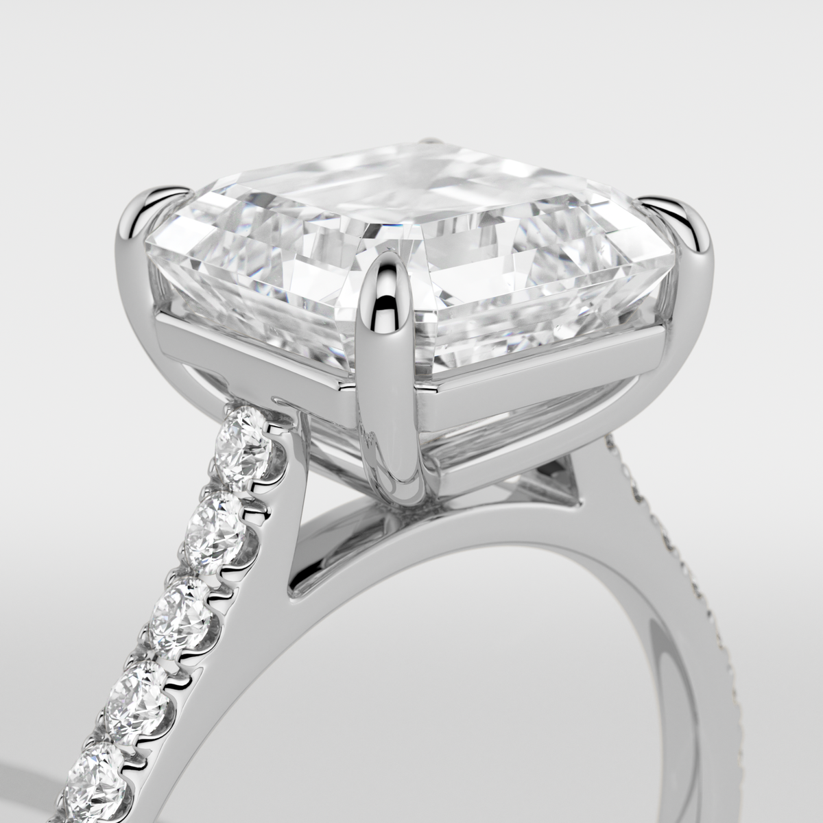 New-Aurora Asscher 3ct PL