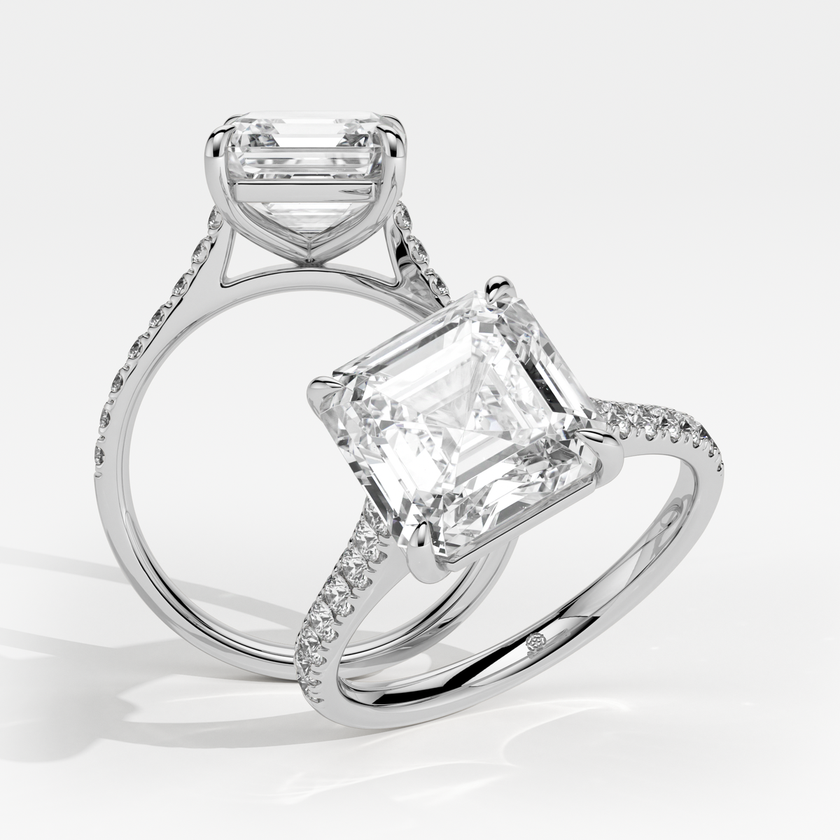 New-Aurora Asscher 3ct PL