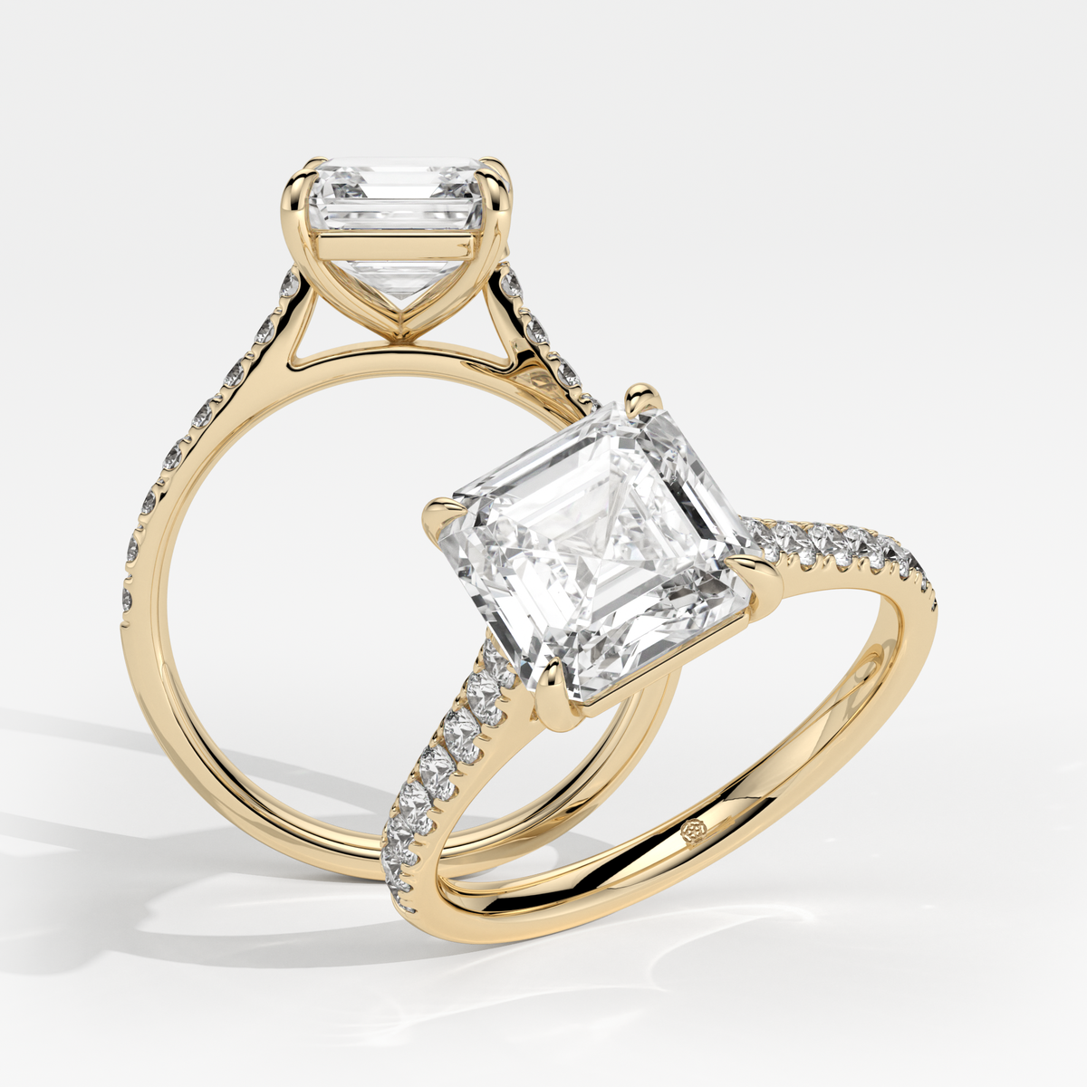 New-Aurora Asscher 2ct 18YG