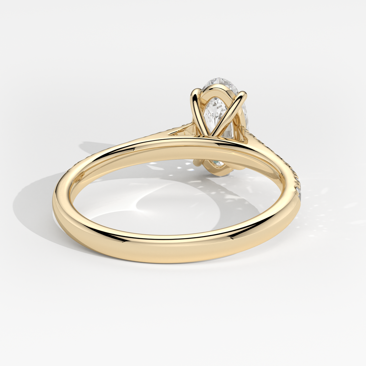 New-Aurora Moval 1ct 18YG