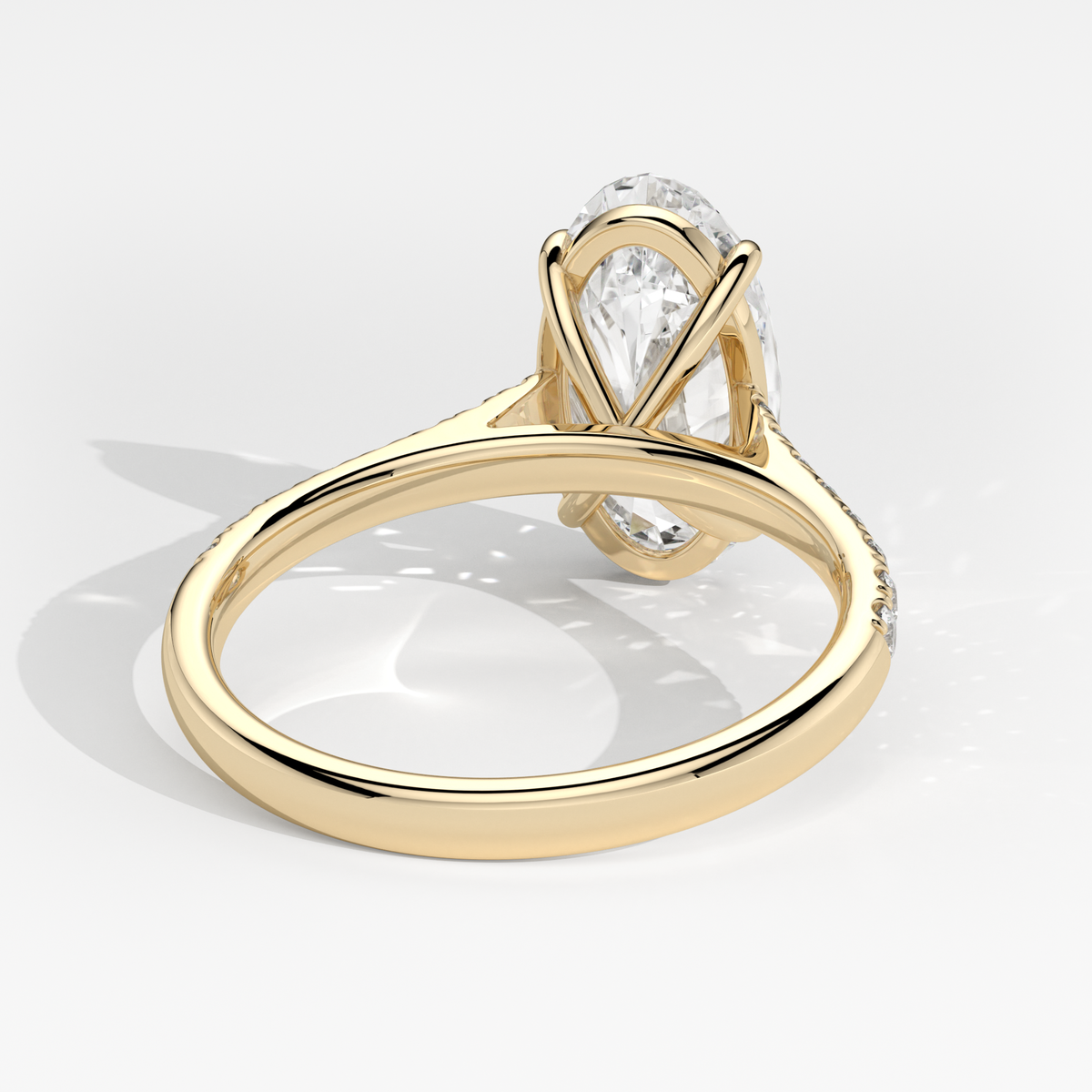 New-Aurora Moval 3ct 18YG
