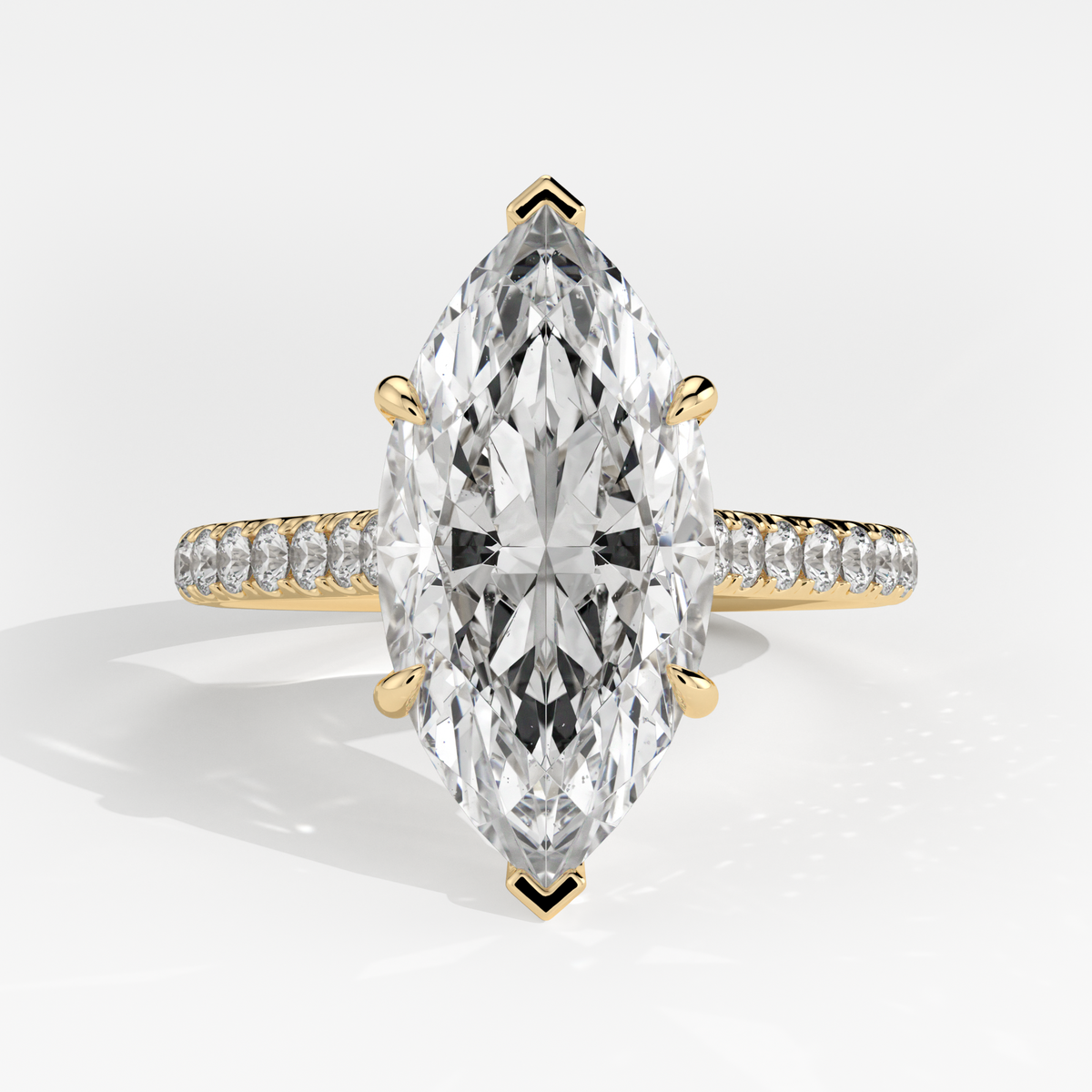 New-Aurora Marquise 3ct 18YG