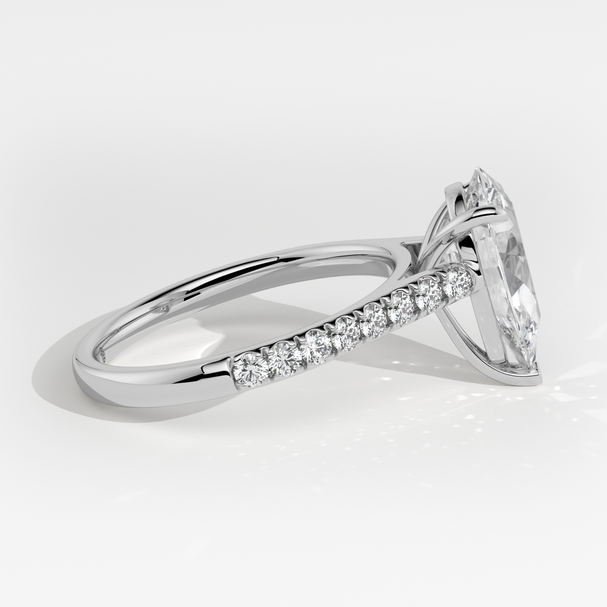 New-Aurora Pear 2ct PL