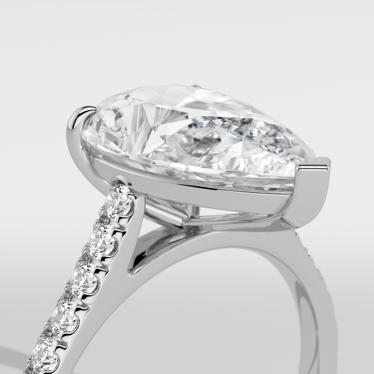 New-Aurora Pear 3ct PL