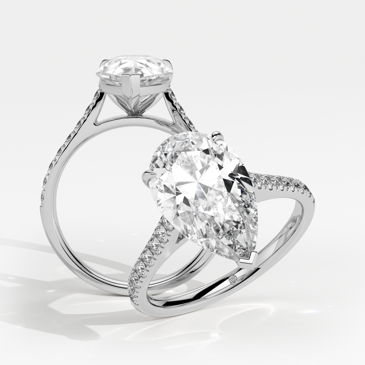 New-Aurora Pear 3ct PL