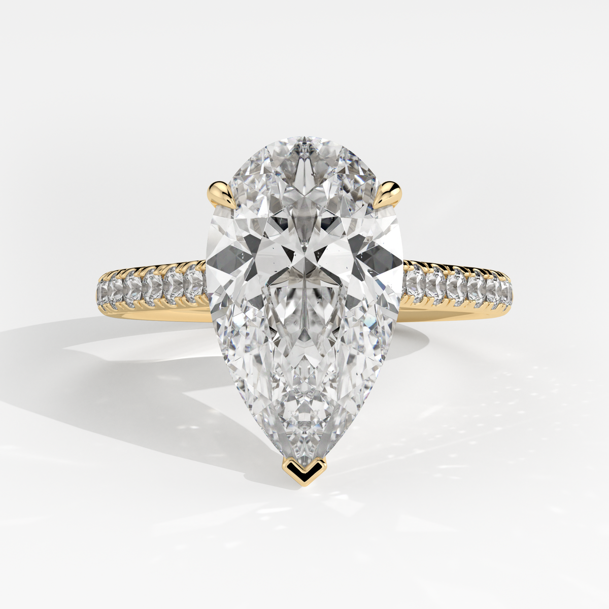 New-Aurora Pear 3ct 18YG