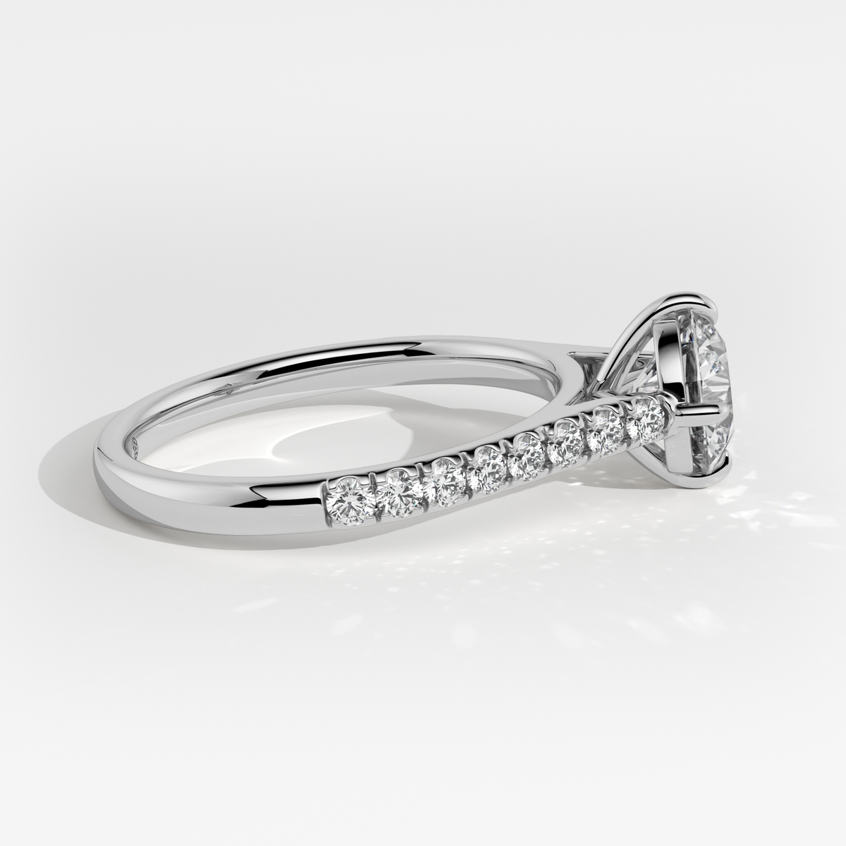 New-Aurora Round Compass 1ct PL