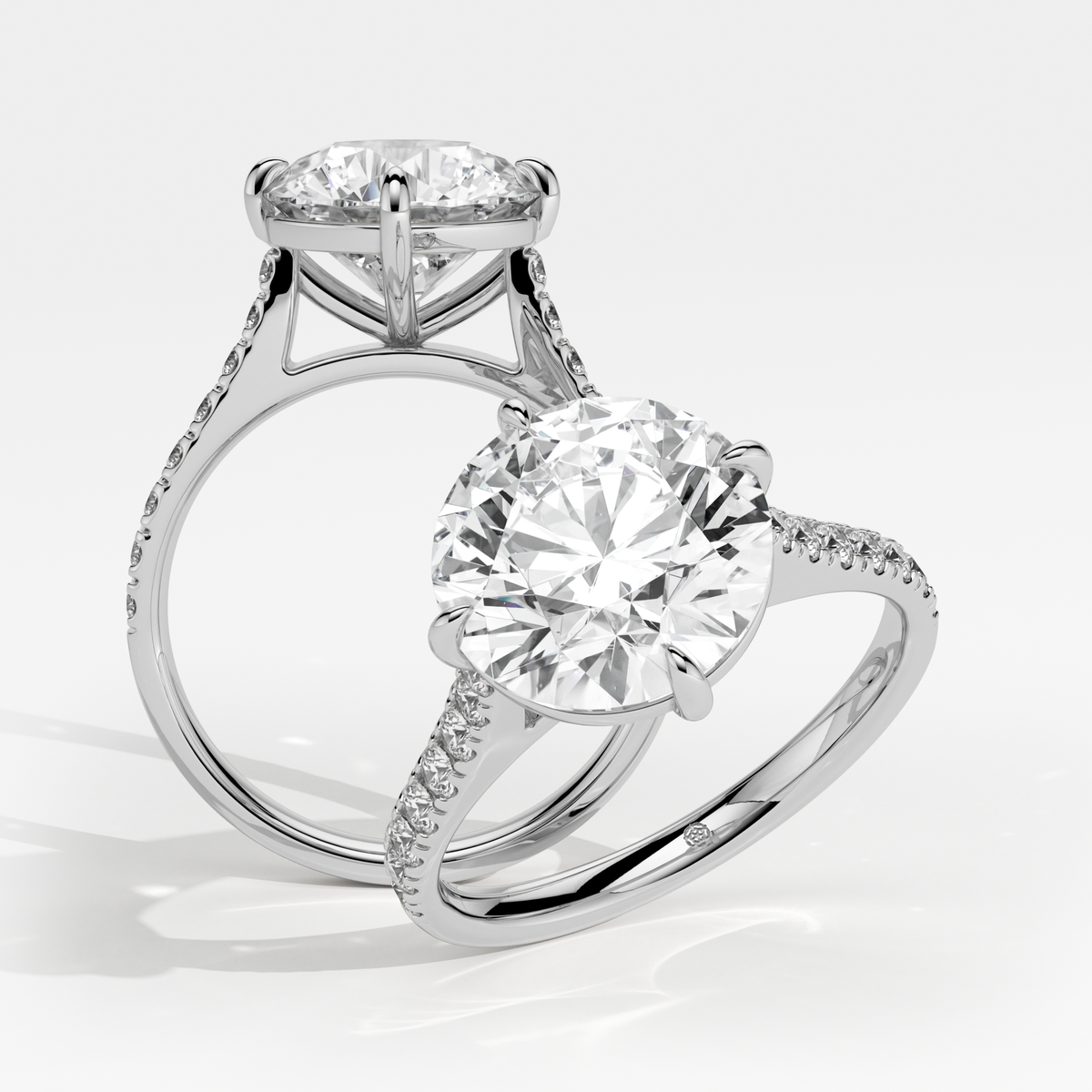 New-Aurora Round Compass 3ct PL