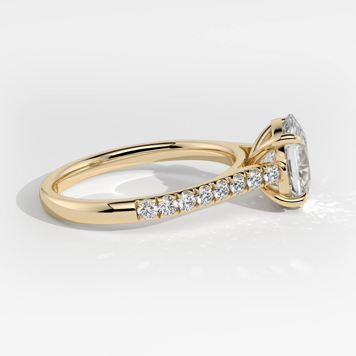 New-Aurora Cushion 2ct 18YG