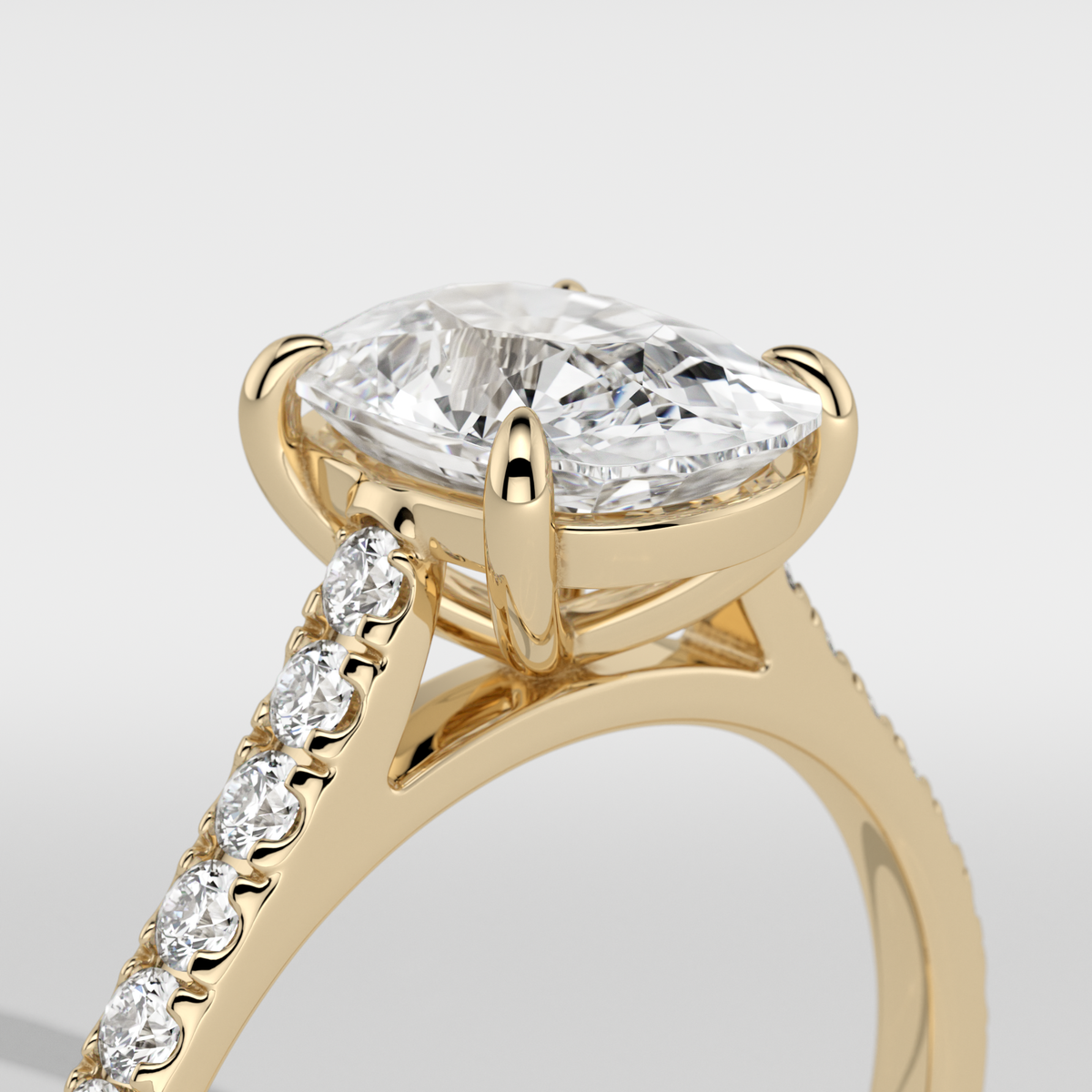 New-Aurora Cushion 2ct 18YG