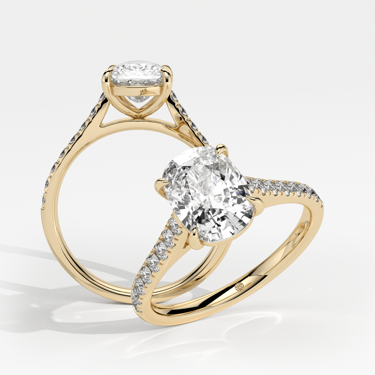 New-Aurora Cushion 2ct 18YG