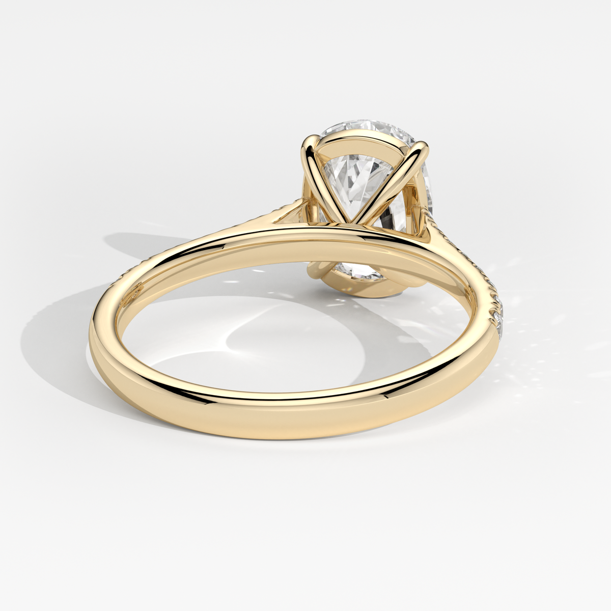New-Aurora Cushion 3ct 18YG