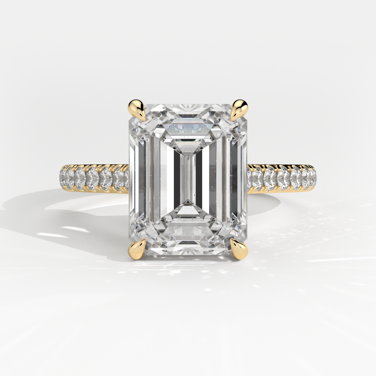 New-Aurora Emerald 3ct 18YG