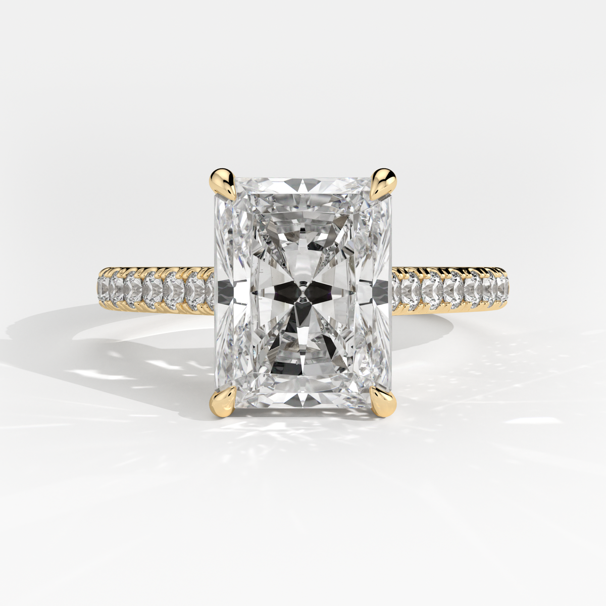 New-Aurora Radiant 3ct 18YG