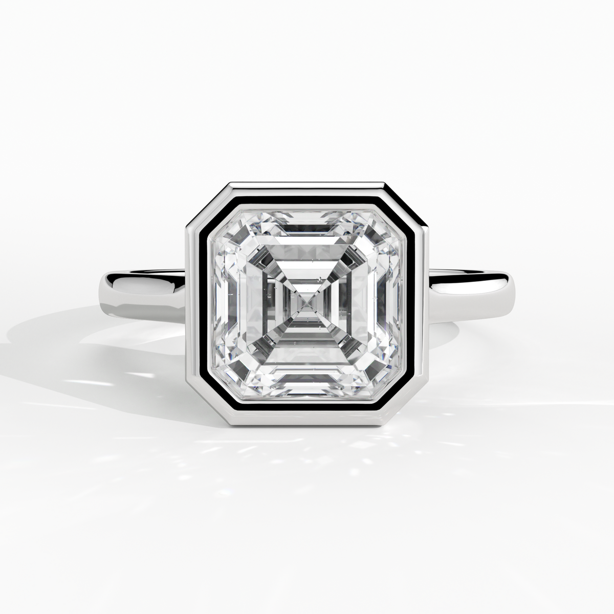 New-Bezel Asscher 2ct PL