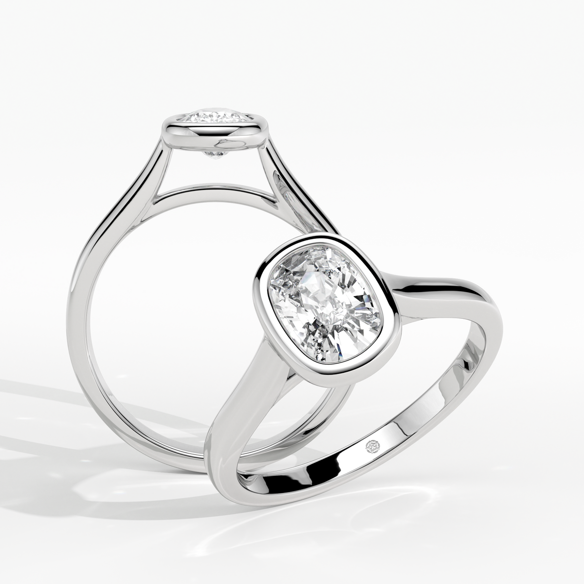 New-Bezel Cushion 1ct PL