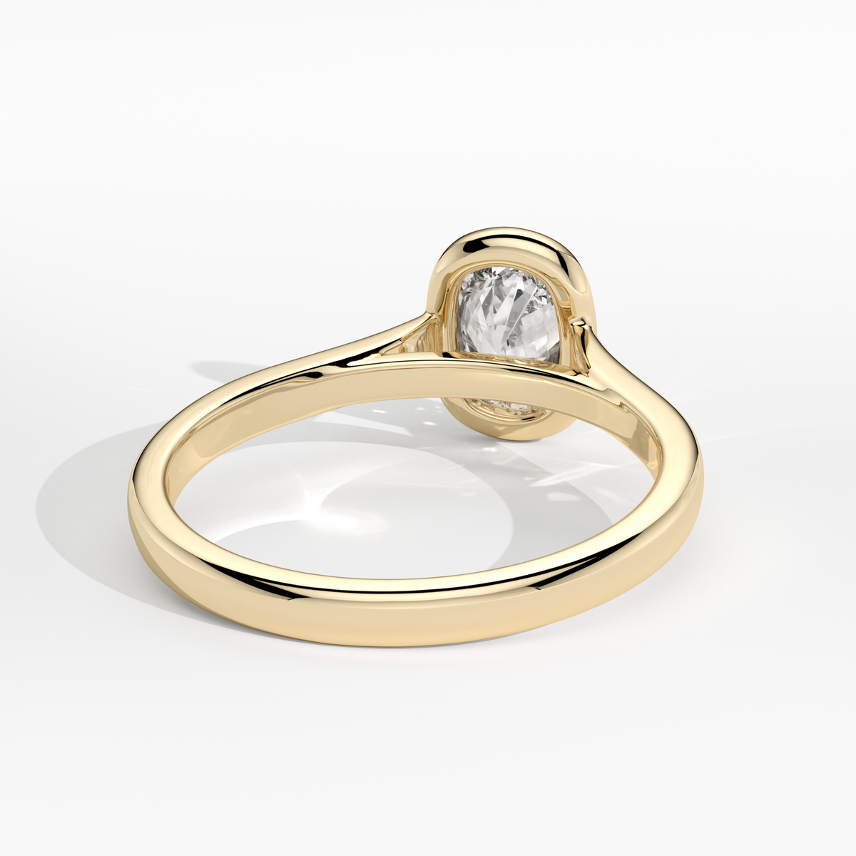 New-Bezel Cushion 1ct 18YG