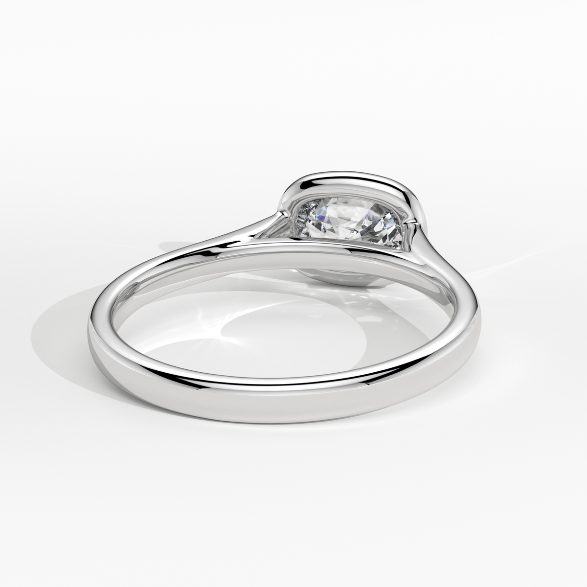 New-Bezel Cushion Landscape 1ct PL