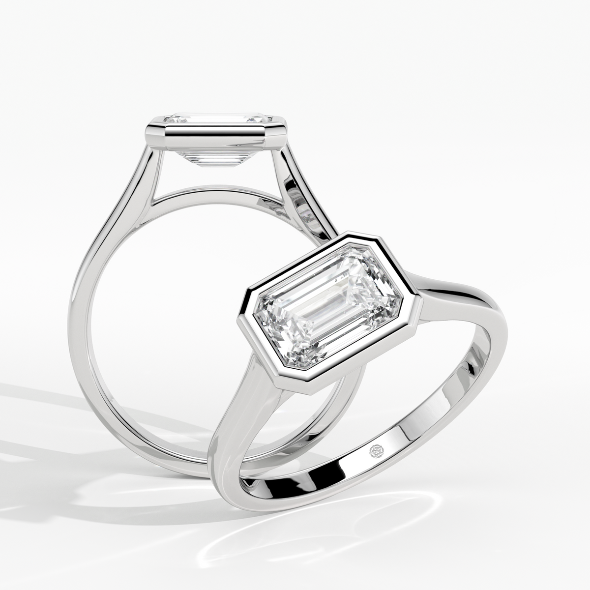 New-Bezel Emerald Landscape 1ct PL
