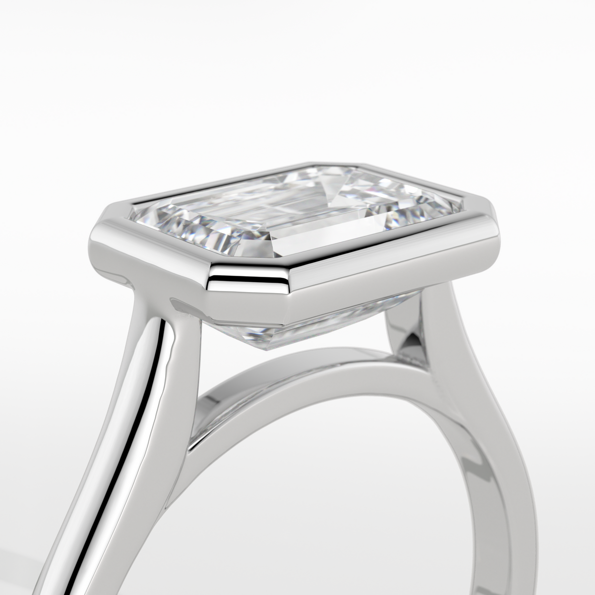 New-Bezel Emerald Landscape 2ct PL