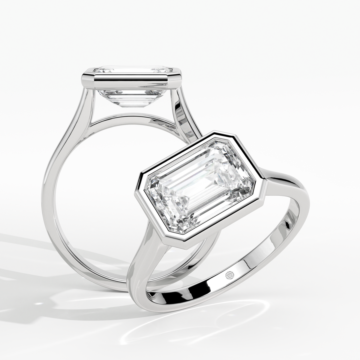 New-Bezel Emerald Landscape 2ct PL
