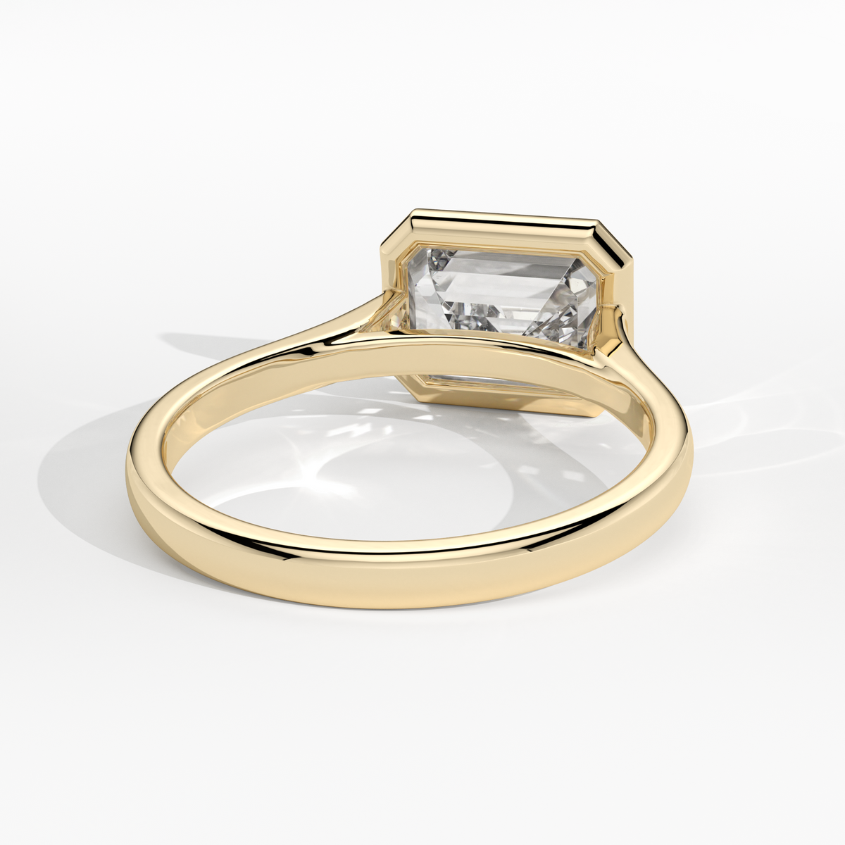 New-Bezel Emerald Landscape 2ct 18YG
