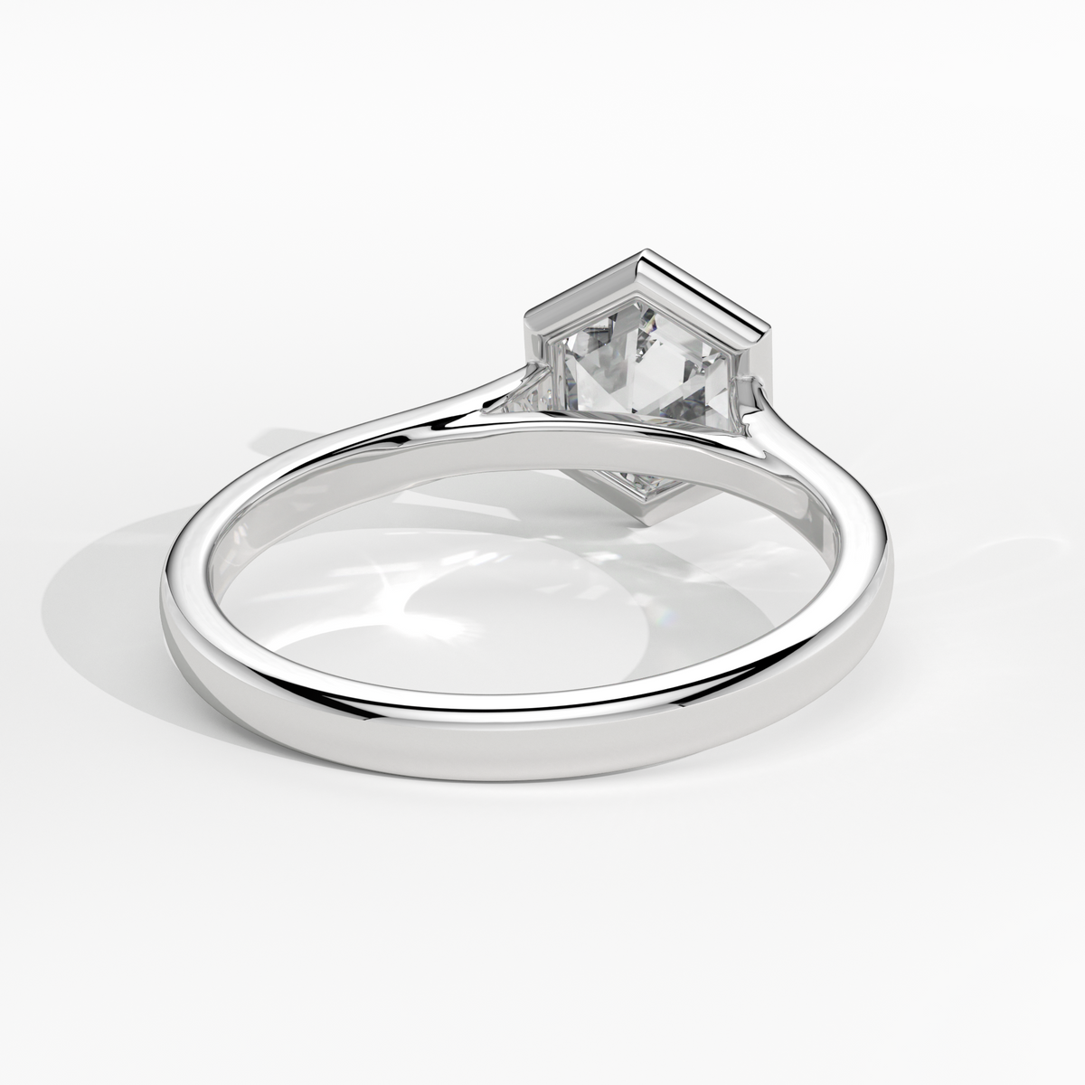 New-Bezel Hexagon 1ct PL