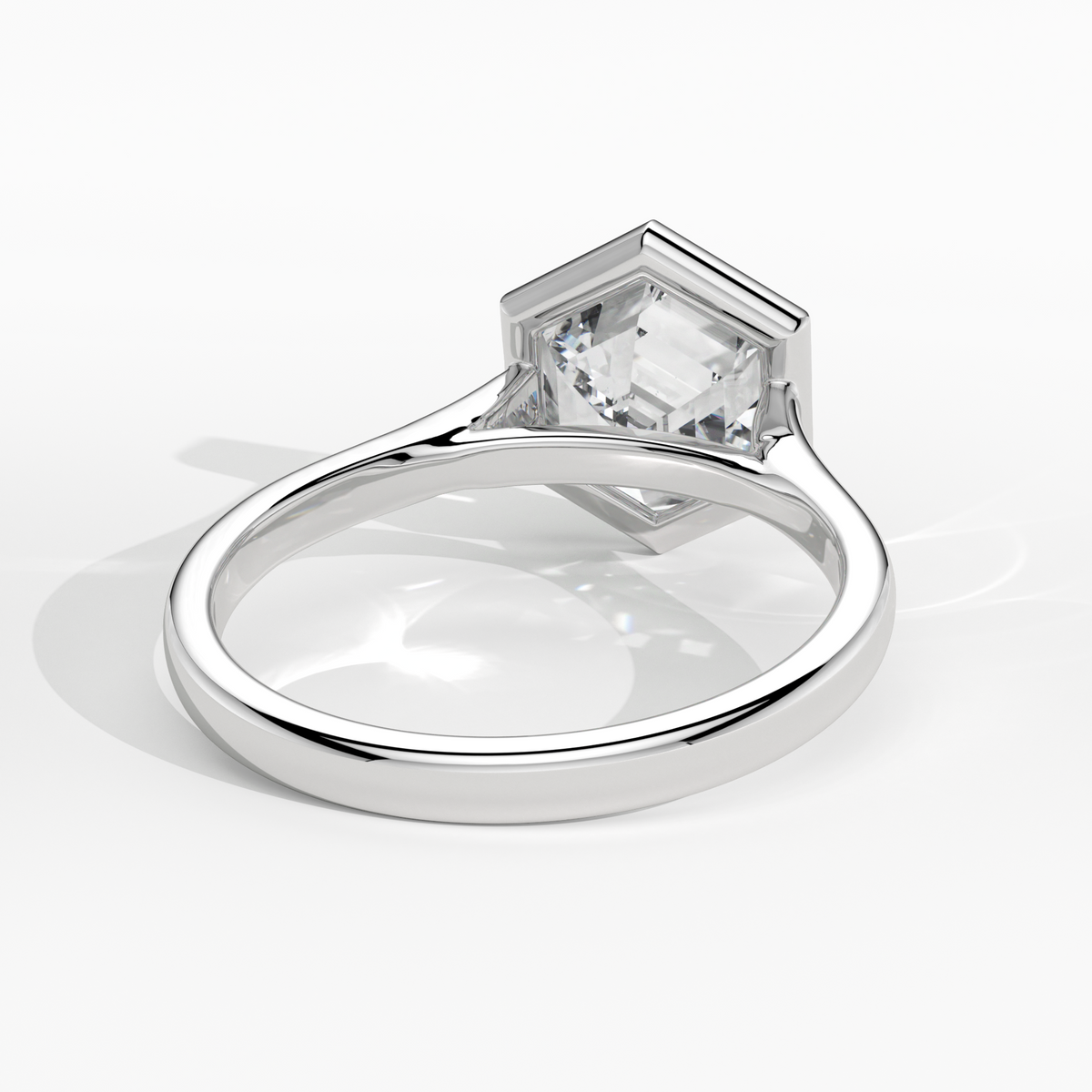 New-Bezel Hexagon 2ct PL