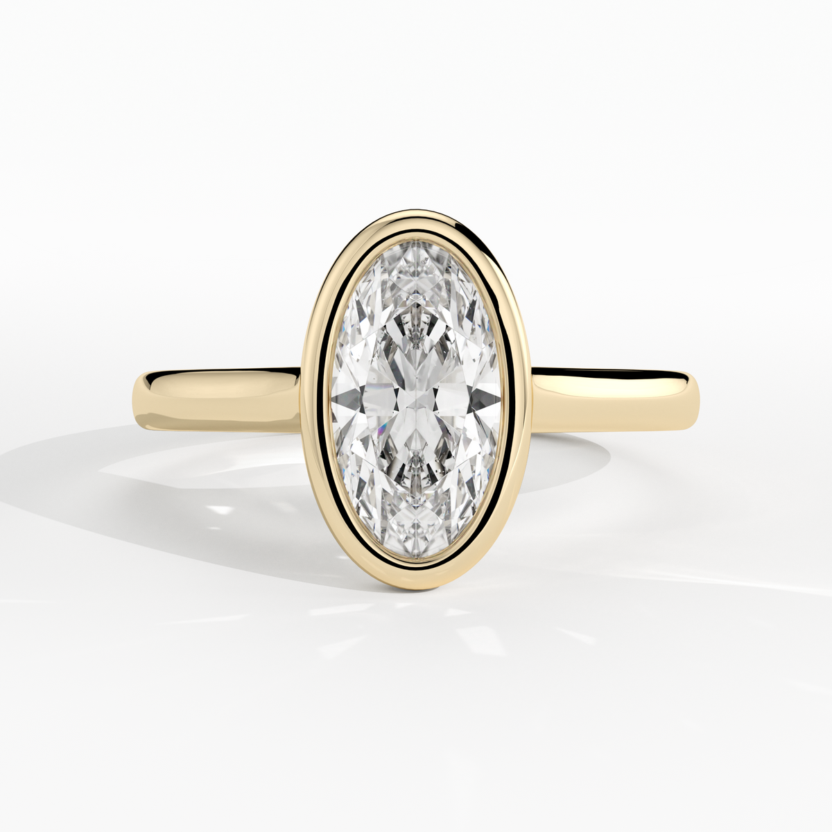 New-Bezel Moval 1ct 18YG