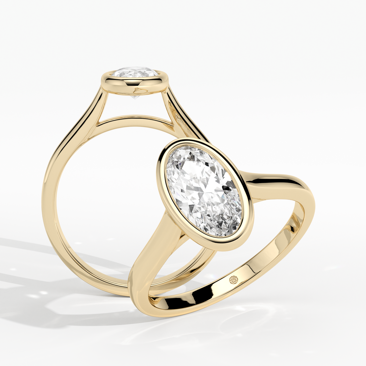 New-Bezel Moval 1ct 18YG