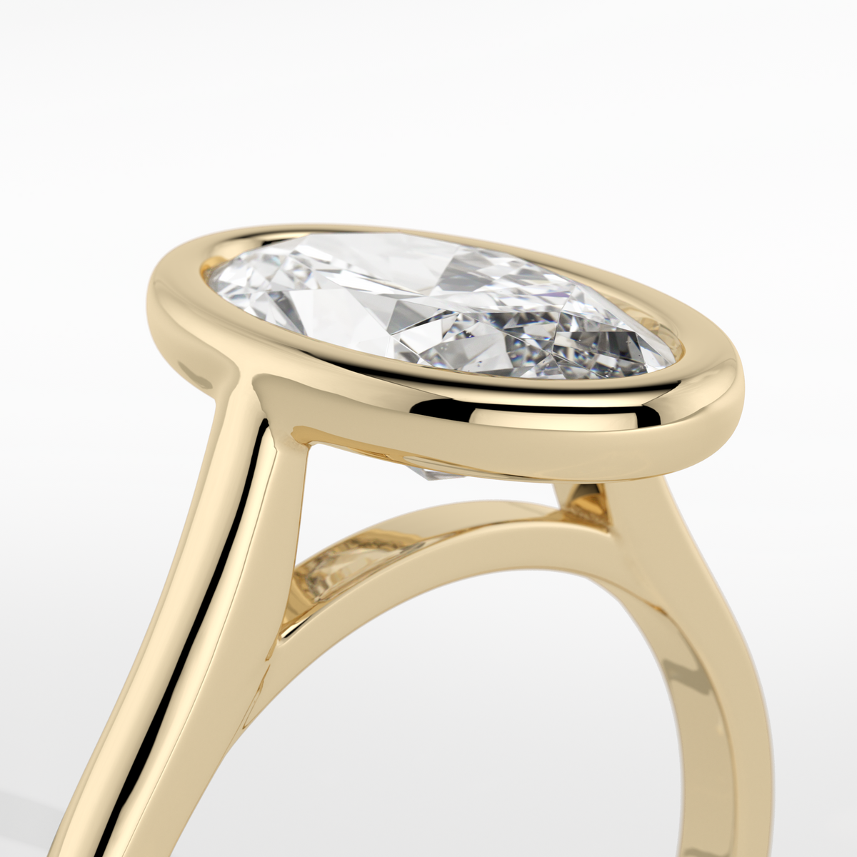 New-Bezel Moval 2ct 18YG