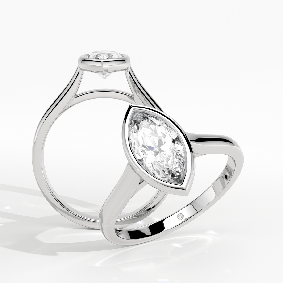 New-Bezel Marquise 1ct PL