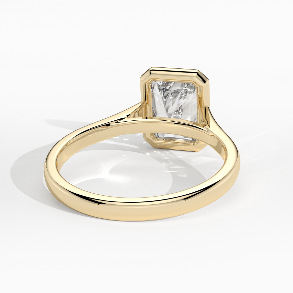 New-Bezel Radiant 2ct 18YG