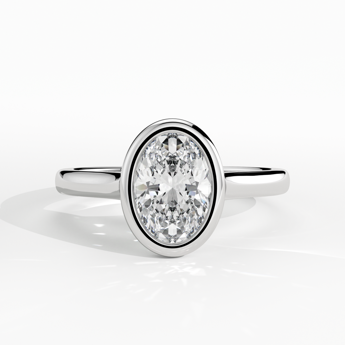New-Bezel Oval 1ct PL