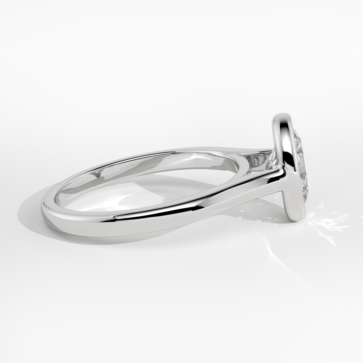 New-Bezel Oval 1ct PL