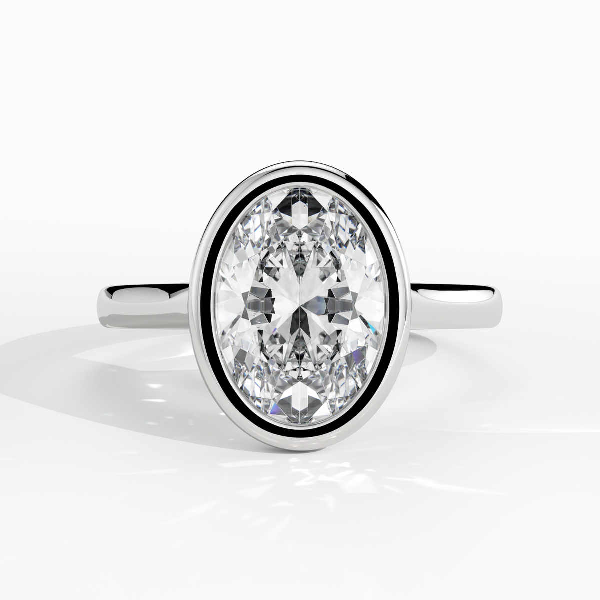 New-Bezel Oval 2ct PL