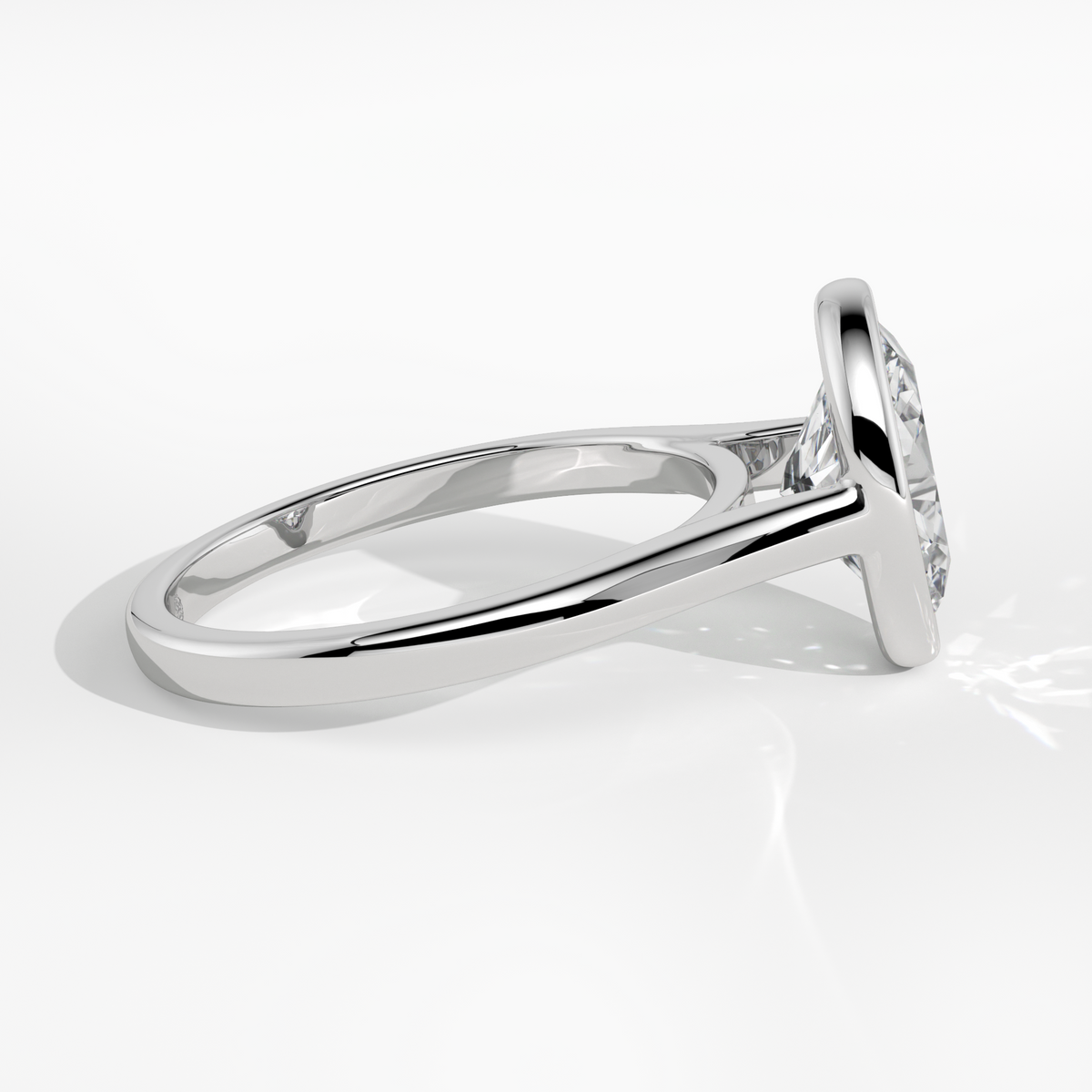 New-Bezel Oval 2ct PL