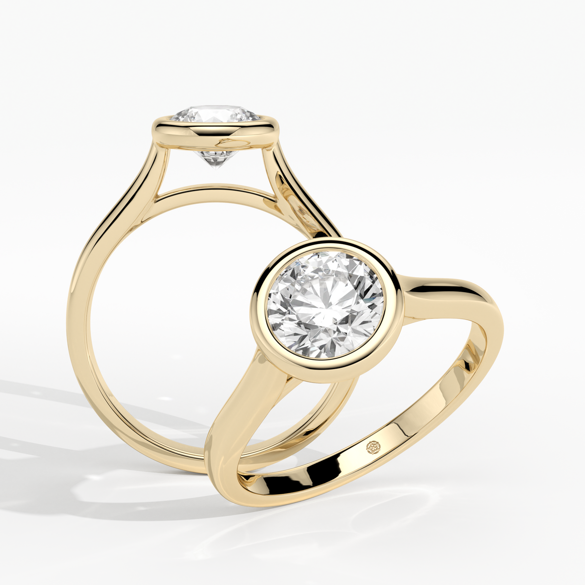 New-Bezel Round 1ct 18YG