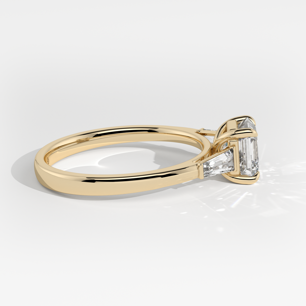 New-Deco №1 Asscher 1ct 18YG