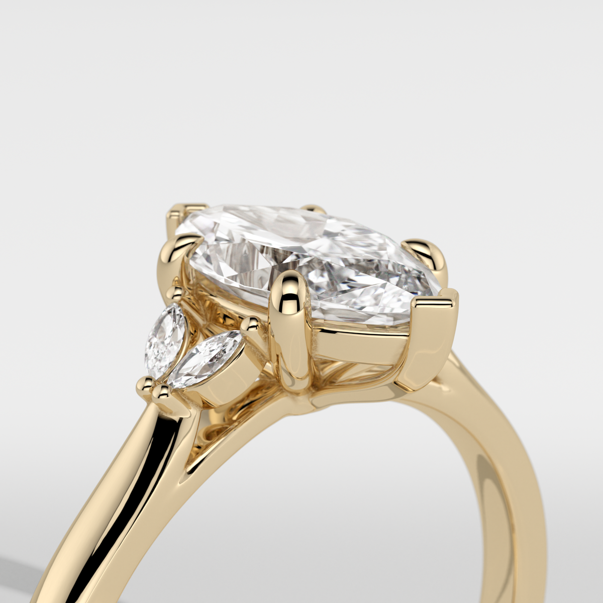 New-Duala Marquise 1ct 18YG