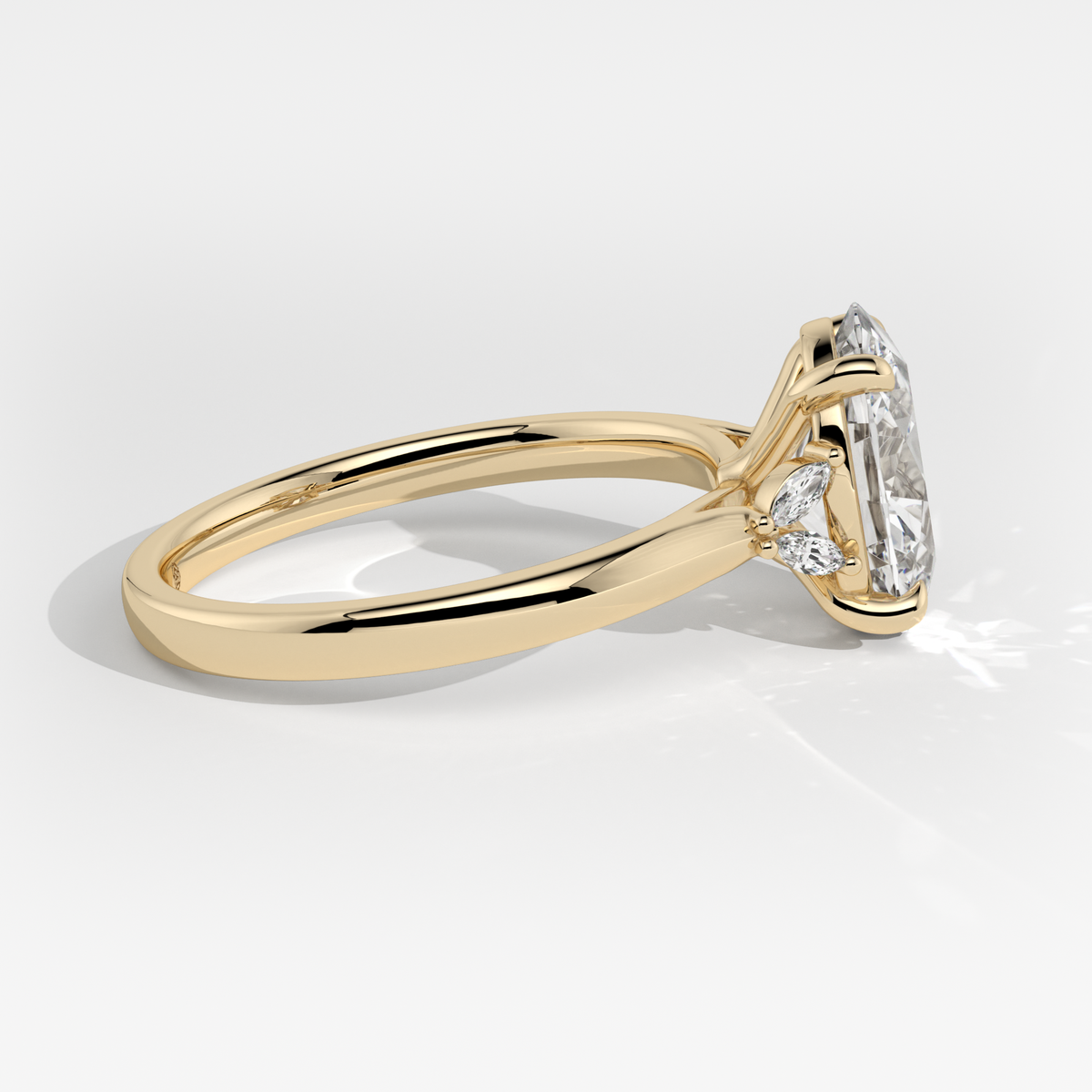 New-Duala Oval 2ct 18YG