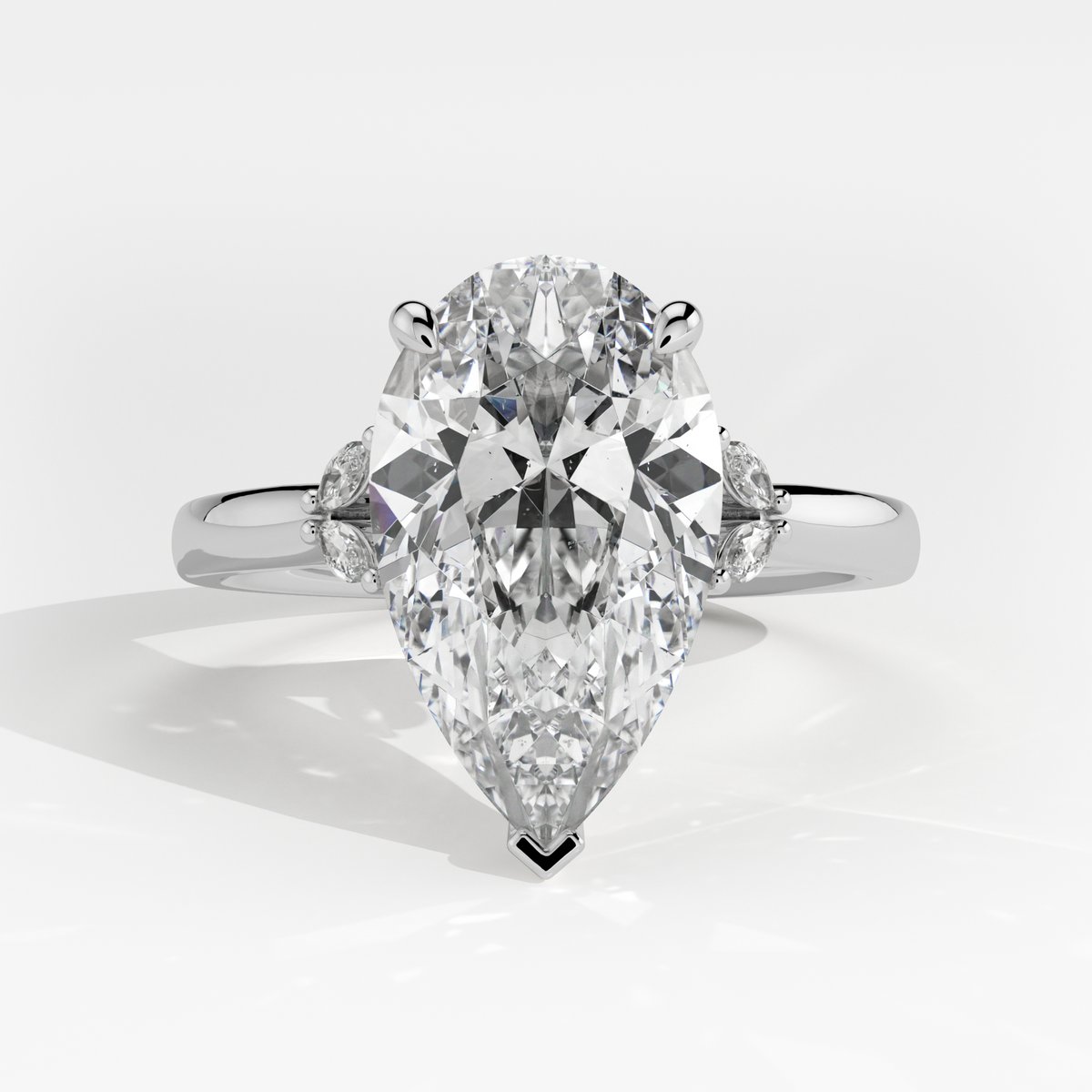 New-Duala Pear 3ct PL