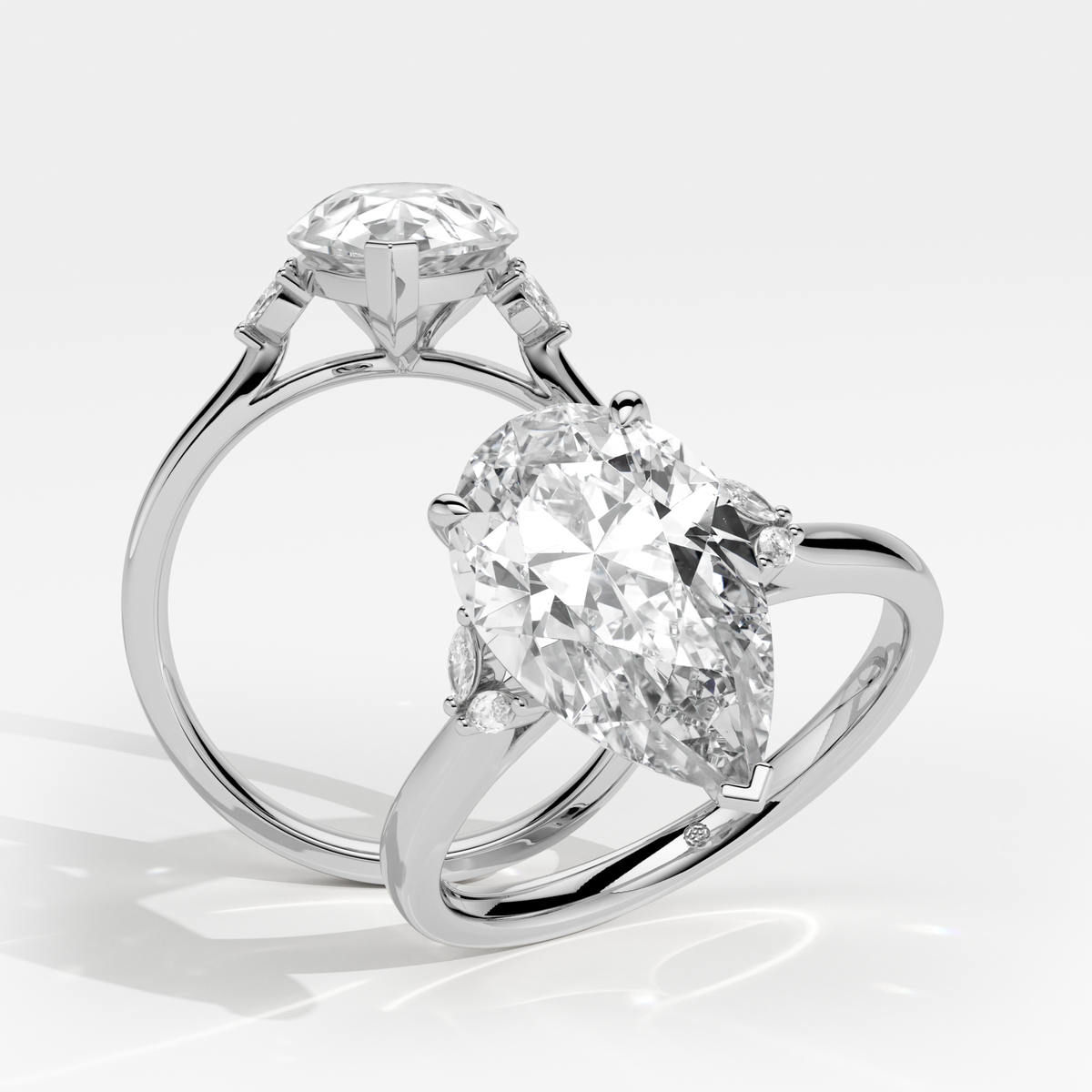 New-Duala Pear 3ct PL