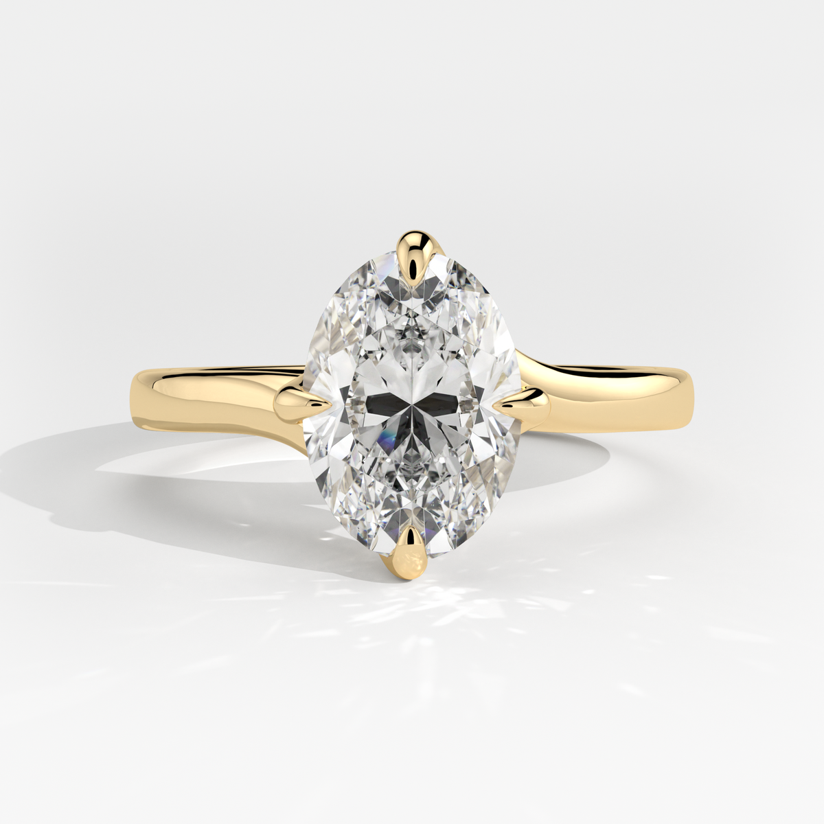 New-Entwine №1 Oval 1.50ct 18YG